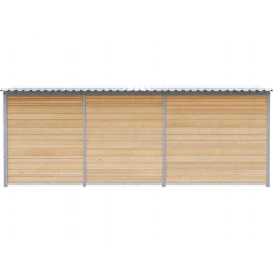 Chenil Eleveur Super Pro en bois - 5 m x 2 m - grillage