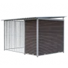 Chenil Junior WPC Brun - 3 m x 2 m - barreaux