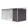 Chenil Junior WPC Brun - 4 m x 2 m - barreaux
