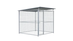Chenil MKS - TOUT GRILLAGE - 2 x 2 m