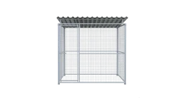 Chenil MKS - TOUT GRILLAGE - 2 x 2 m