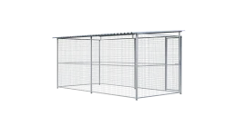 Chenil MKS - TOUT GRILLAGE - 4 x 2 m