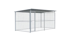 Chenil MKS - TOUT GRILLAGE - 4 x 2 m