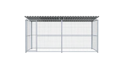 Chenil MKS - TOUT GRILLAGE - 4 x 2 m