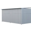Chenil métal MKS - METALLO - 4 x 2 m avec séparation - facade grillage 50x50 mm