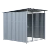 Chenil métal MKS - METALLO - 2 x 2 m - facade barreaux 8 cm