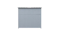 Chenil métal MKS - METALLO - 2 x 2 m - facade barreaux 8 cm
