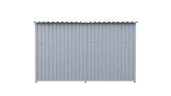 Chenil métal MKS - METALLO - 3 x 2 m - facade grillage 50x50 mm