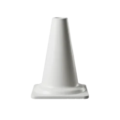 Cône plastique pour l'obéissance 20 cm - blanc