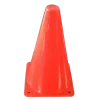 Cône Rouge orangé PVC 23 cm