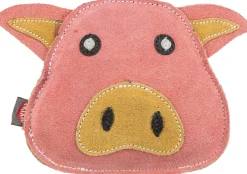 Cochon, en cuir, 19 cm