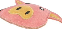 Cochon, en cuir, 19 cm