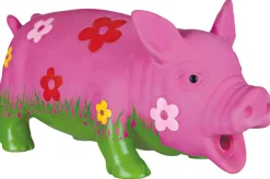 Cochon, son original, en latex/fibre de polyester, 22 cm
