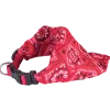 Collier bandanas 10 mm Rouge
