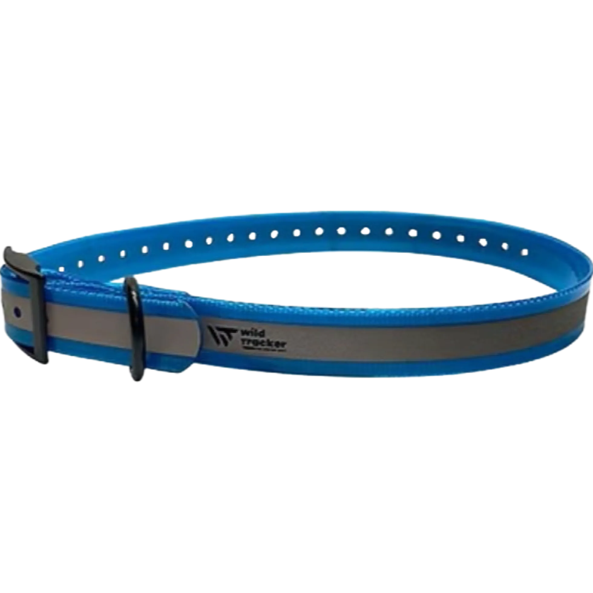 Collier bleu X-PERT réflechissant 2.5 x 0.25 x 79 cm, Wild Tracker