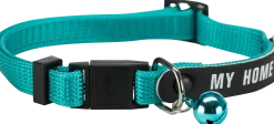 Collier chat avec bande adresse