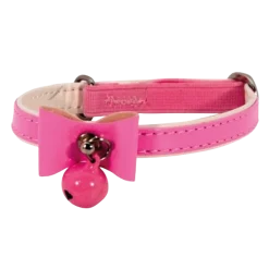 Collier chat Butterfly 30 cm x 10 mm - Rose