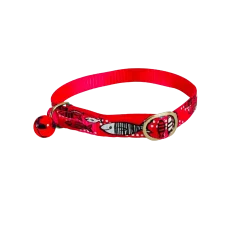 Collier chat Ladycat avec grelot 30 cm x 10 mm - rouge