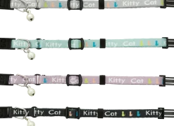 Collier chaton, bleu, kitty cat