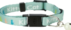 Collier chaton, bleu, kitty cat