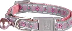 Collier chaton réfléchissant, gris