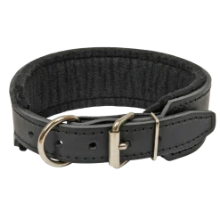 Collier cuir motivation, noir, 85 cm