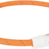 Collier flash lumineux usb - Orange M-L