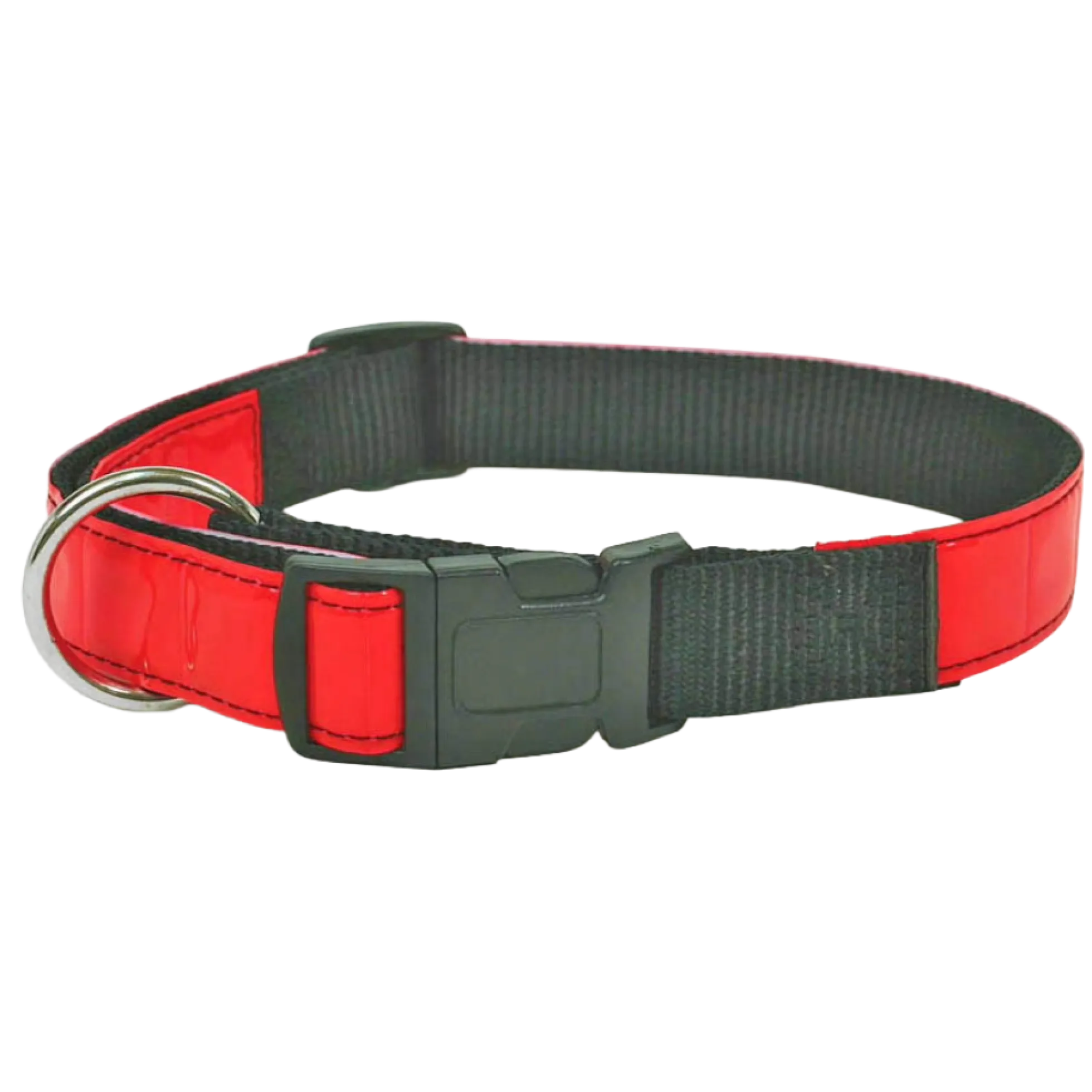 Collier fluo orange, largeur 25 mm