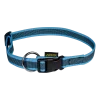 Collier Gomme 40/65 cm x 20 mm - bleu clair