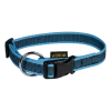 Collier Gomme 30/45 cm x 20 mm - bleu clair