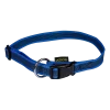 Collier Gomme 40/65 cm x 20 mm - bleu foncé