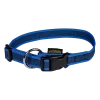 Collier Gomme 30/45 cm x 20 mm - bleu foncé