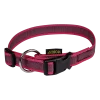 Collier Gomme 30/45 cm x 20 mm - fuschia