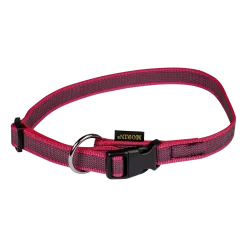 Collier Gomme 40/65 cm x 20 mm - fuschia