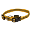 Collier Gomme 30/45 cm x 20 mm - jaune