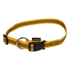 Collier Gomme 40/65 cm x 20 mm - jaune