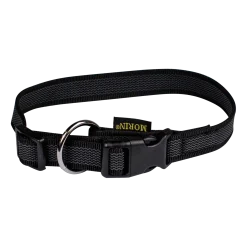 Collier Gomme 30/45 cm x 20 mm - Noir