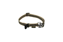 Collier Gomme 40/65 cm x 20 mm - Reflec beige