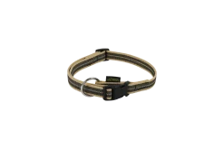 Collier Gomme 40/65 cm x 20 mm - Reflec beige