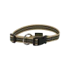 Collier Gomme 30/45 cm x 20 mm - Reflec beige
