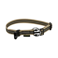 Collier Gomme 30/45 cm x 20 mm - Reflec beige