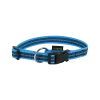 Collier Gomme 30/45 cm x 20 mm - Reflec bleu