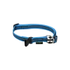Collier Gomme 40/65 cm x 20 mm - Reflec bleu