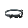 Collier Gomme 30/45 cm x 20 mm - Reflec gris