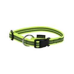 Collier Gomme 30/45 cm x 20 mm - Reflec jaune