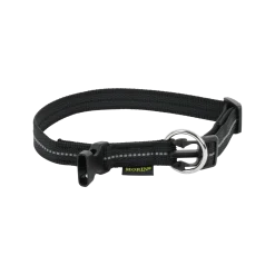 Collier Gomme 30/45 cm x 20 mm - Reflec noir