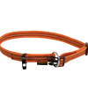 Collier Gomme 40/65 cm x 20 mm - Reflec orange