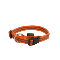 Collier Gomme 30/45 cm x 20 mm - Reflec orange