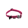 Collier Gomme 40/65 cm x 20 mm - Reflec rose