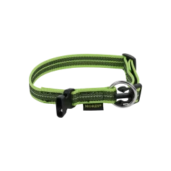 Collier Gomme 30/45 cm x 20 mm - Reflec vert